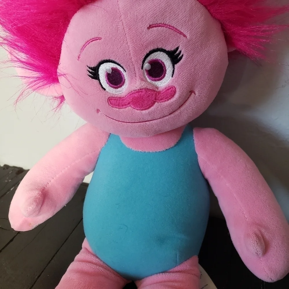Build-a-Bear BAB Trolls Doll Poppy Stuffed Plush Movie Cartoon Character Toy